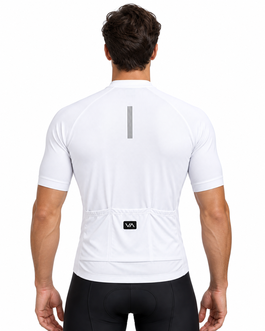 schlichtes weißes Trikot