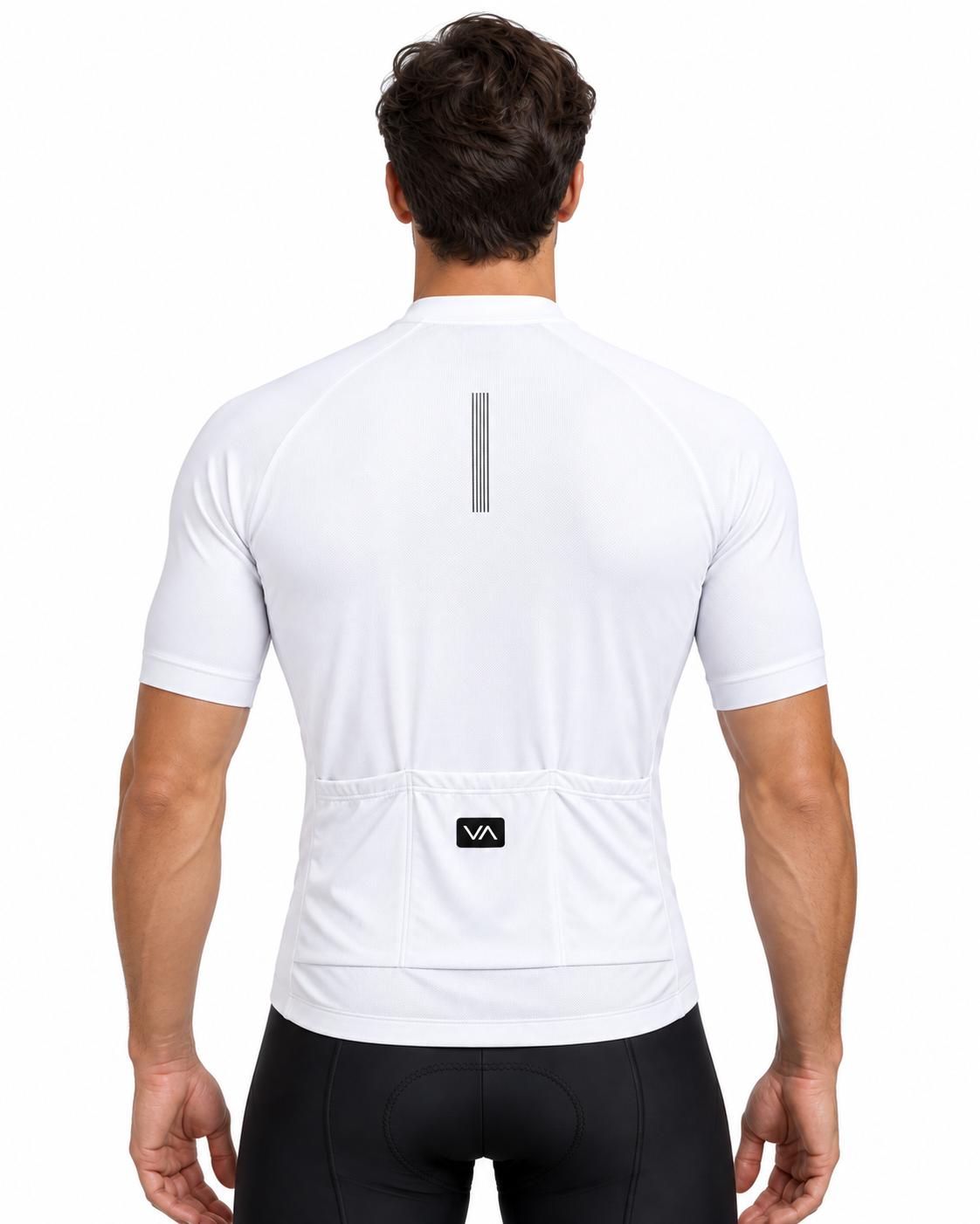schlichtes weißes Trikot