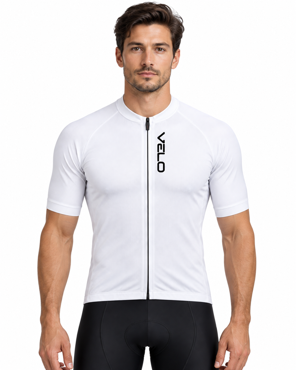 schlichtes weißes Trikot