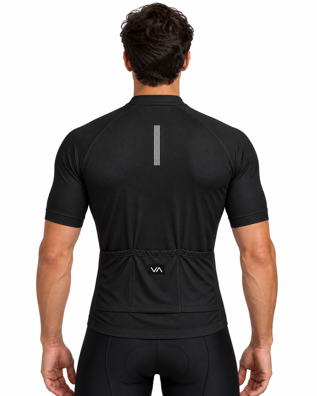SCHWARZES Trikot (einfarbig)