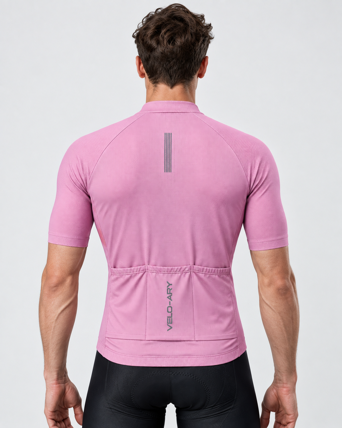EINFACHER MAUVEFARBENER JERSEY
