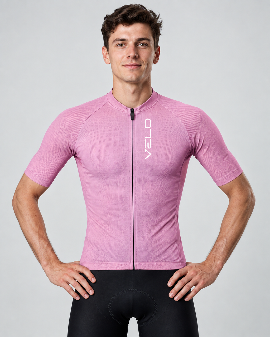 EINFACHER MAUVEFARBENER JERSEY