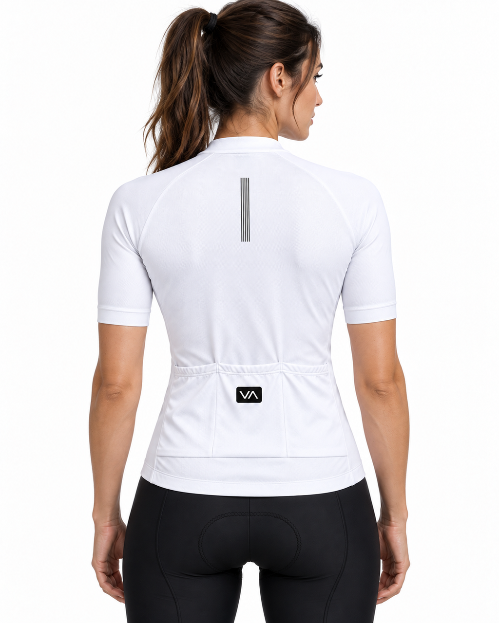 schlichtes weißes Trikot